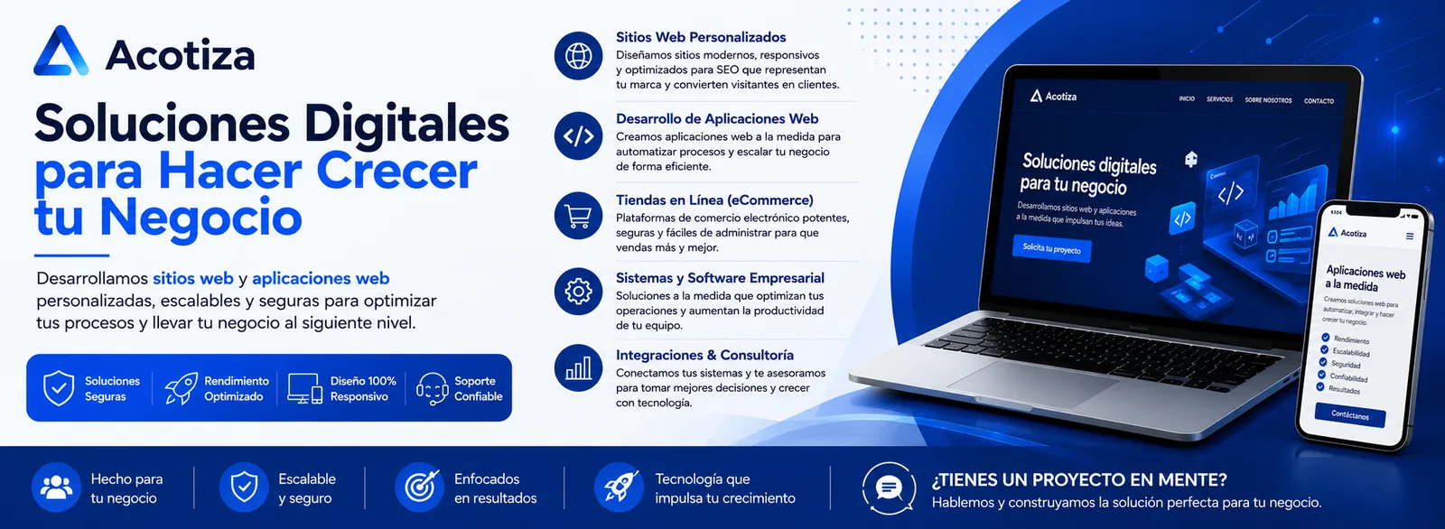 Acotiza — Soluciones Digitales para Hacer Crecer tu Negocio